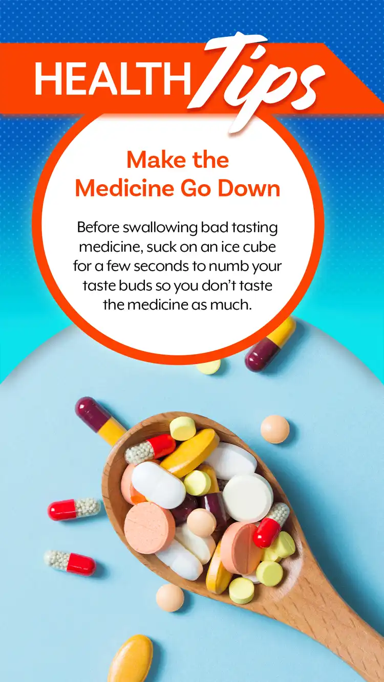 Health Tips  Medicine Taste