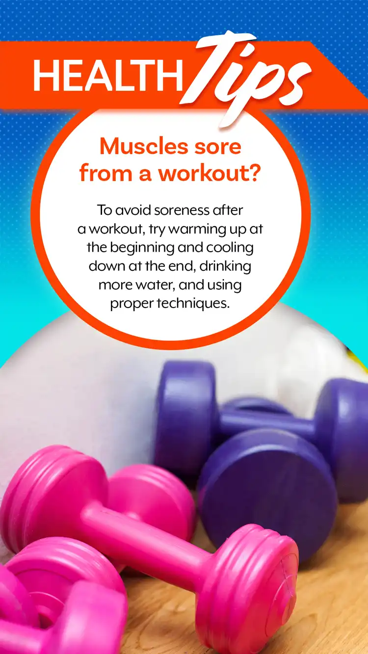 Health Tips  Muscle Soreness