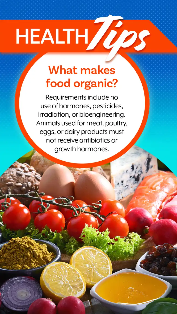 Health Tips  Organic Food