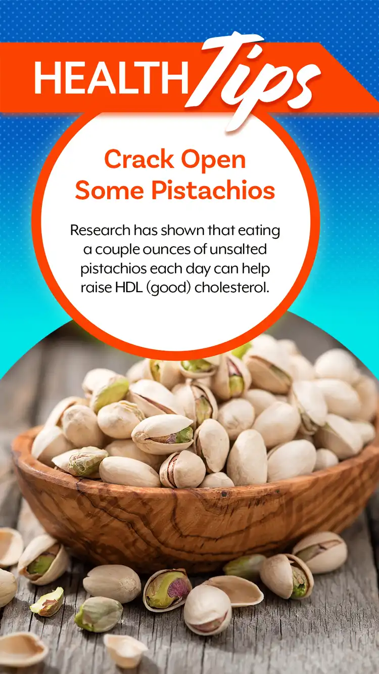 Health Tips  Pistachios HDL