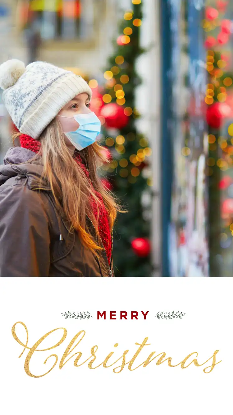 COVID Holiday Merry Christmas