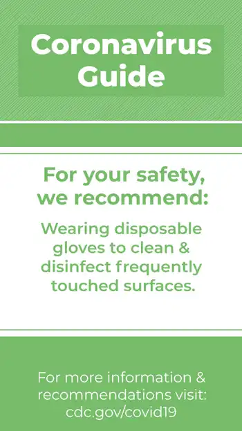 Coronavirus Guide  Disposable Gloves