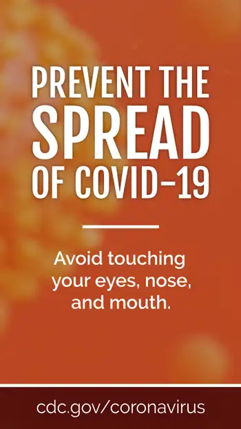 Coronavirus  Avoid Face