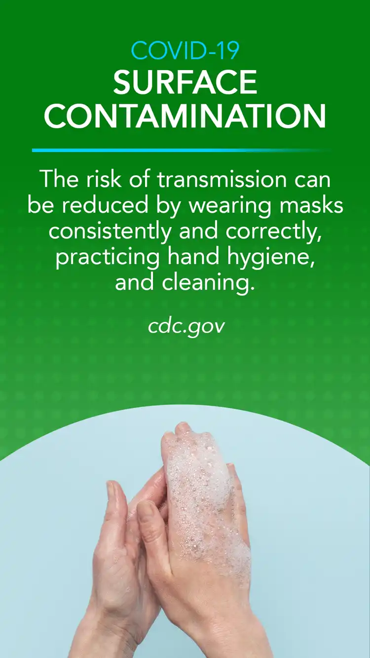 Covid Surface Contamination Hands
