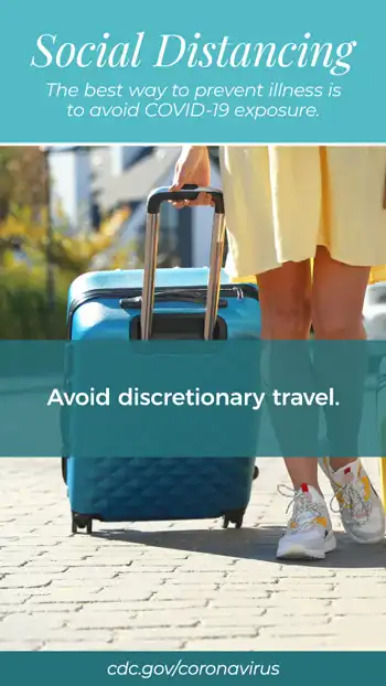 Social Distancing  Avoid Travel