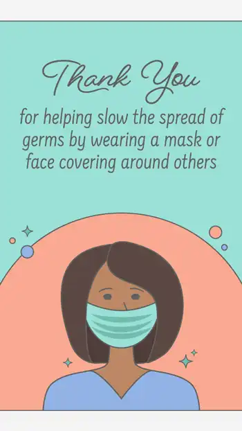Thank You Customers  Wear Mask