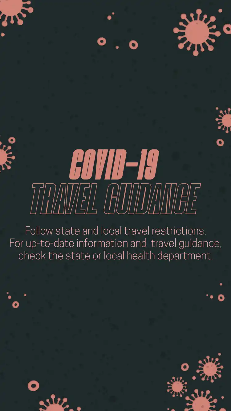 Travel Guidance  Follow Local Guidance