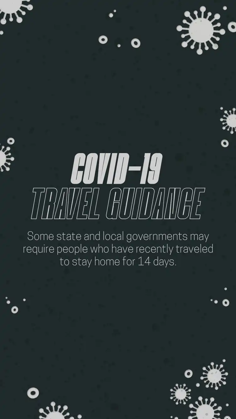 Travel Guidance  Fourteen Days