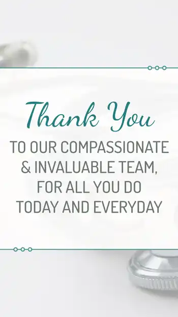 Thank You  All You Do  Medical