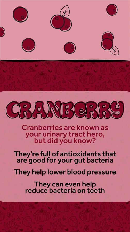 Fall Food Benefits  Cranberries