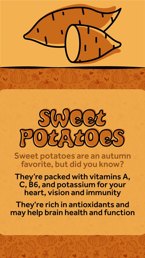 Fall Food Benefits  Sweet Potatoes