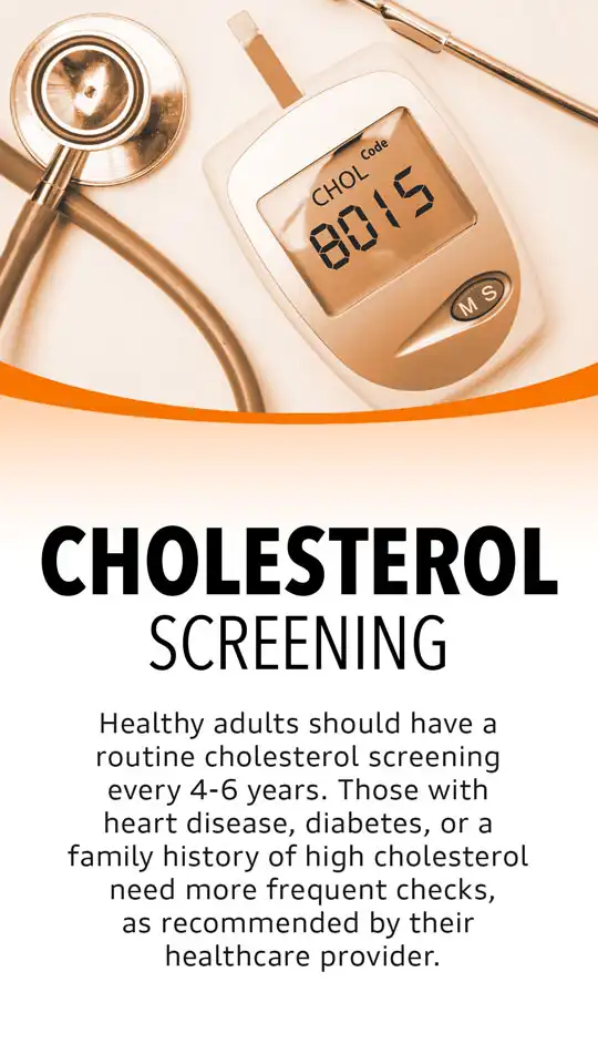 Preventative HC  Cholesterol Screening