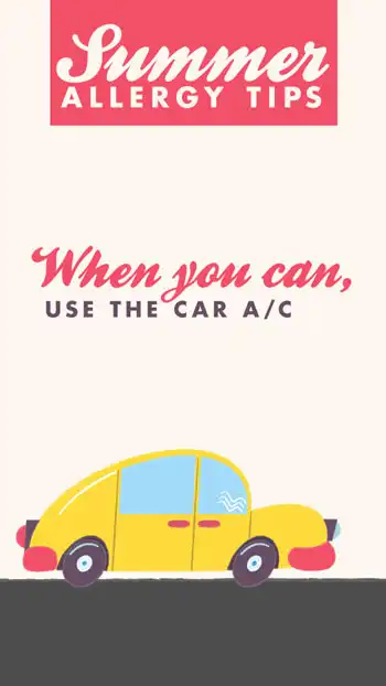Summer Allergies  Use The AC