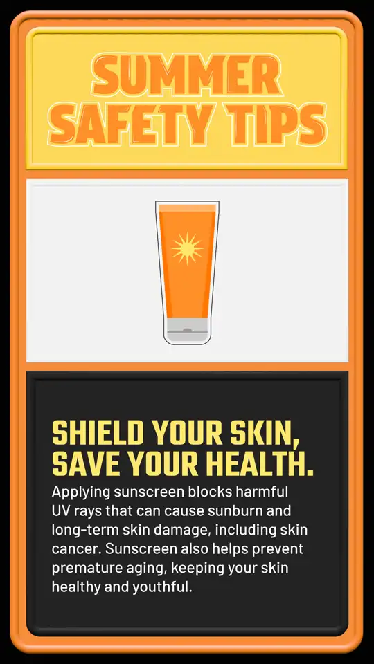 Summer Safety  Sunscreen