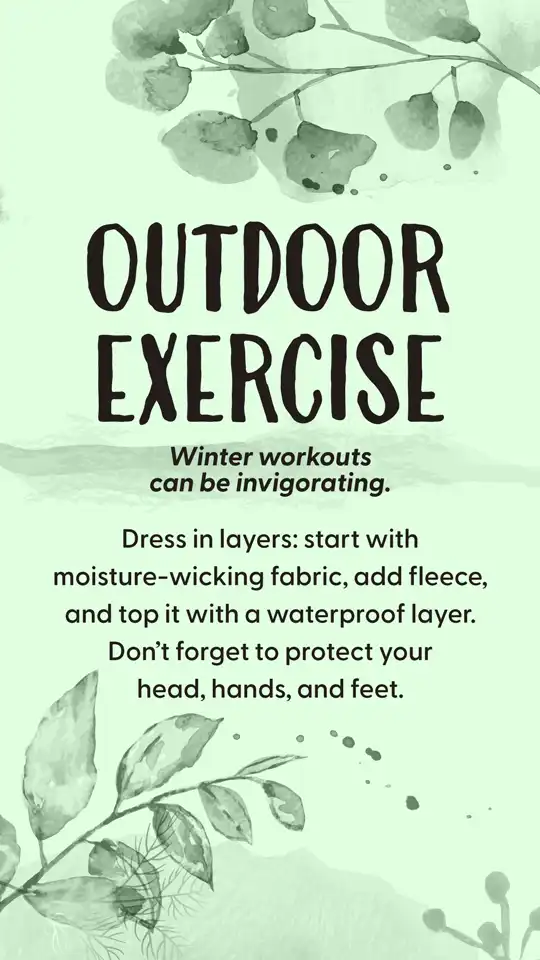 Winter  Outdoor Exercise