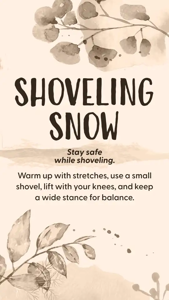 Winter  Shoveling Snow