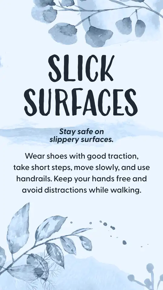 Winter  Slick Surfaces