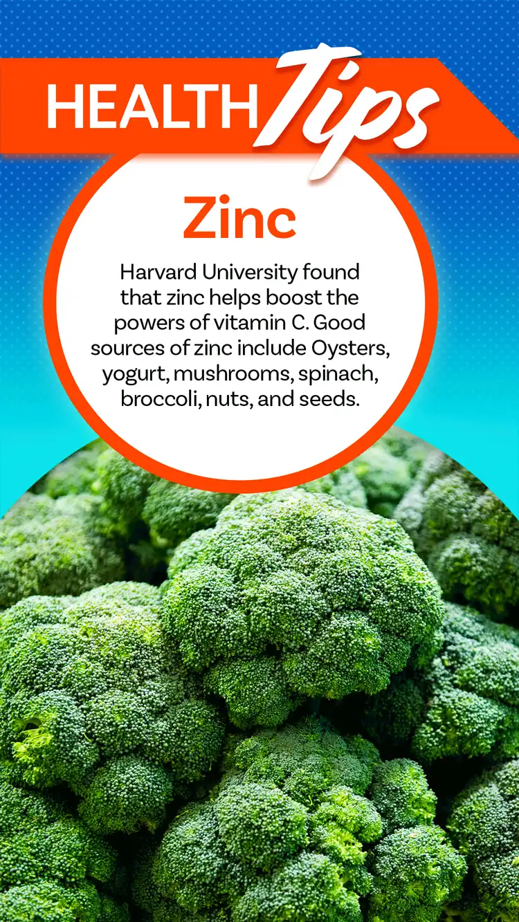 Health Tips  Zinc