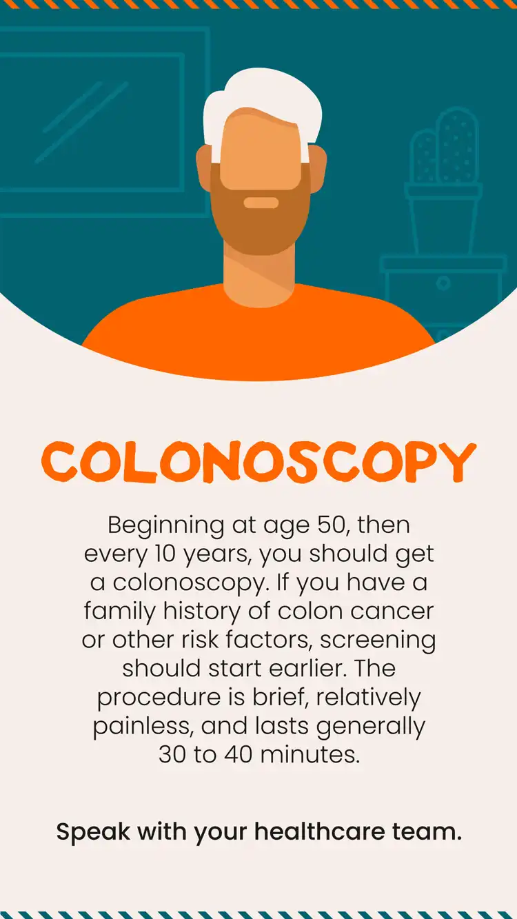 Mens Health  Colonoscopy