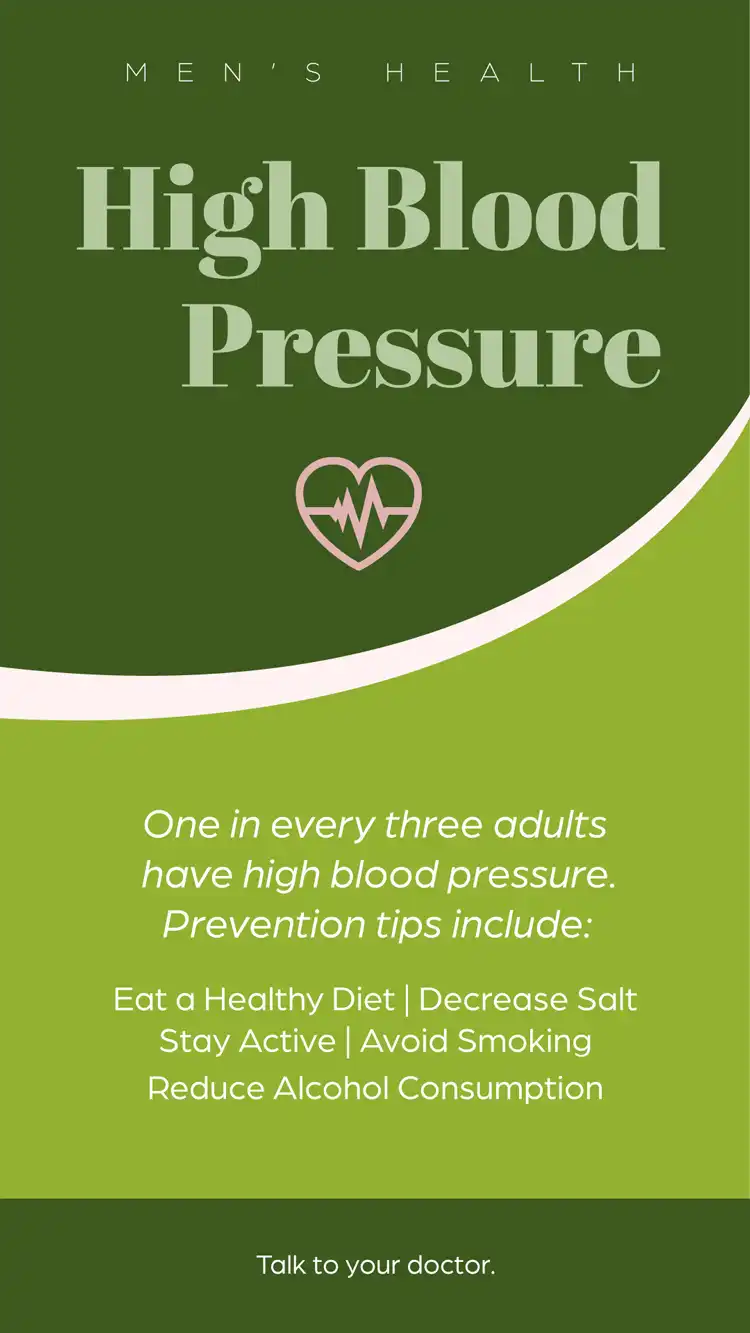 Mens Health  High Blood Pressure