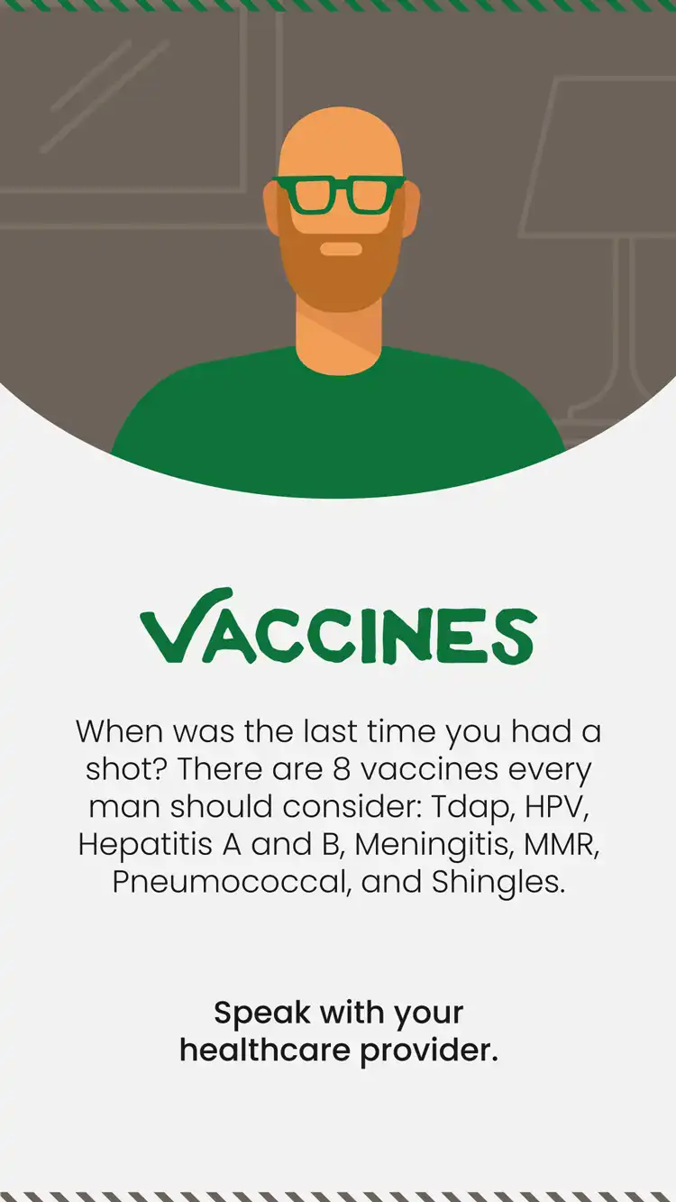Mens Health  Vaccines