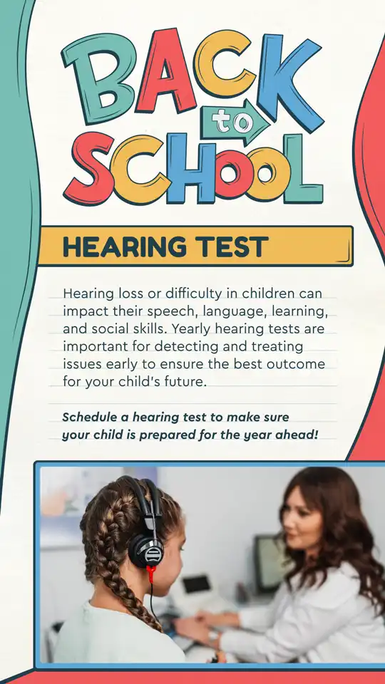 Back To School  Hearing Test