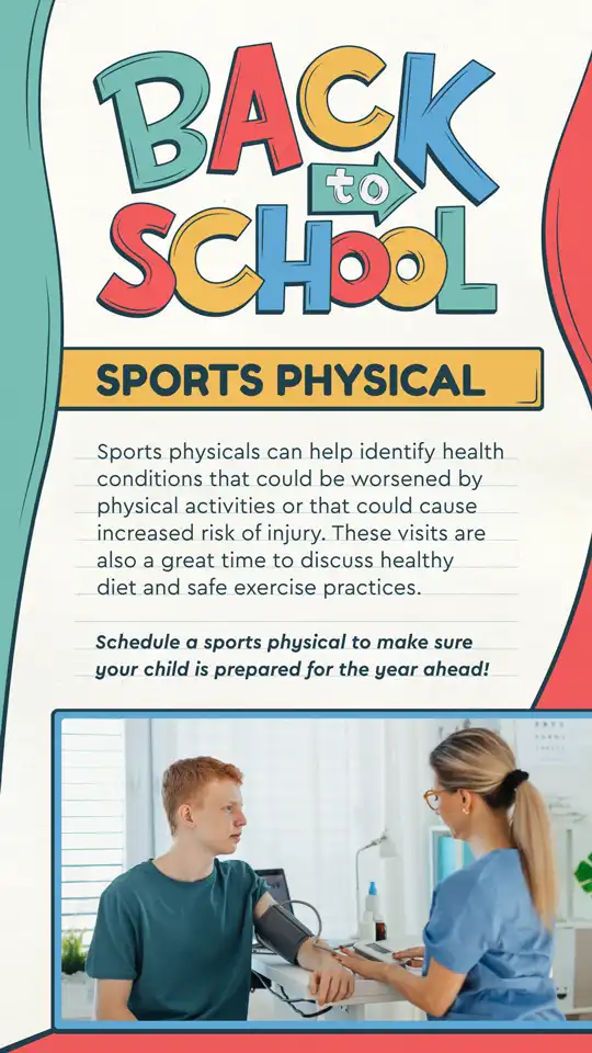 Back To School  Sports Physical