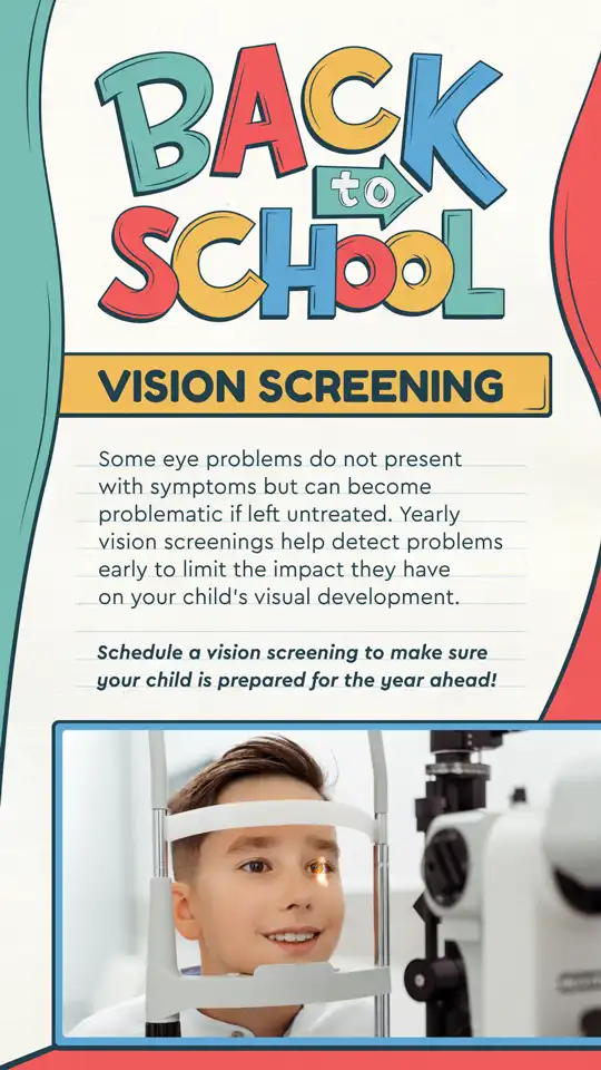 Back To School  Vision Screening