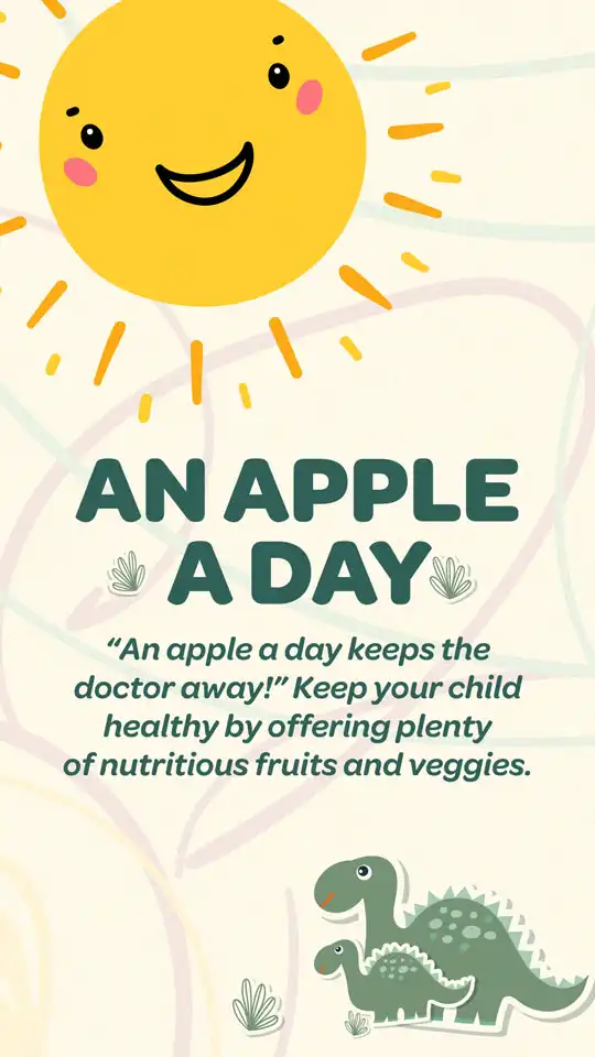 Pediatric Nutrition  An Apple A Day