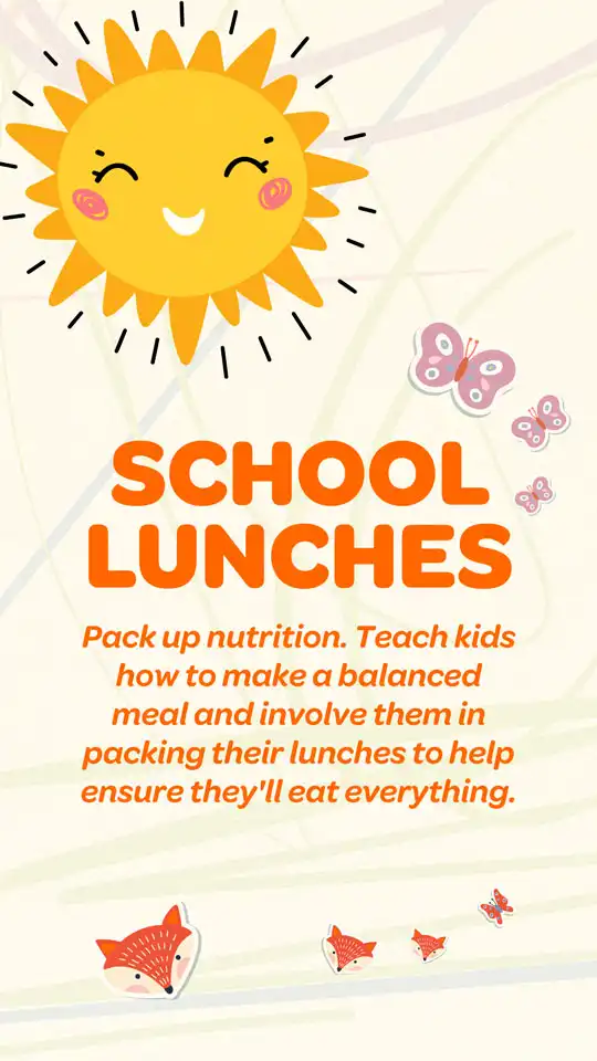 Pediatric Nutrition  School Lunches