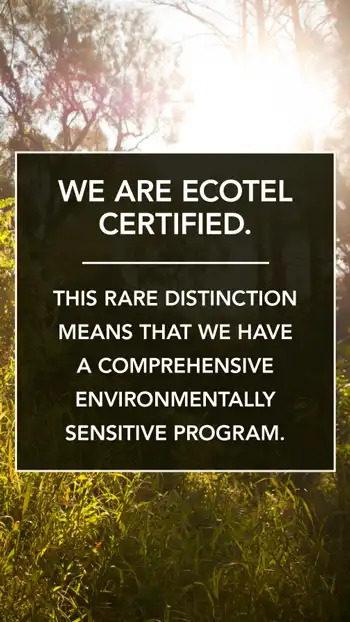 Eco Friendly  Ecotel Certified