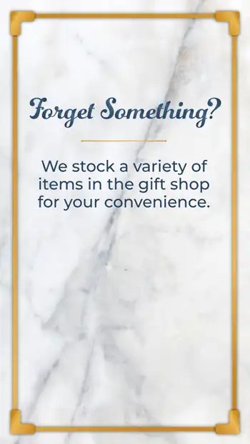 Amenities  Gift Shop