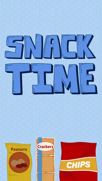 Snack Time Blue