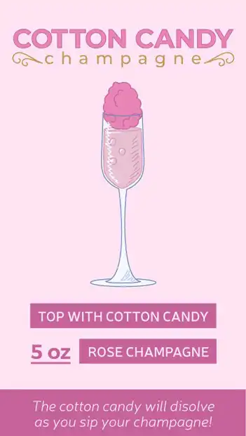 Wine Recipes  Cotton Candy Champagne