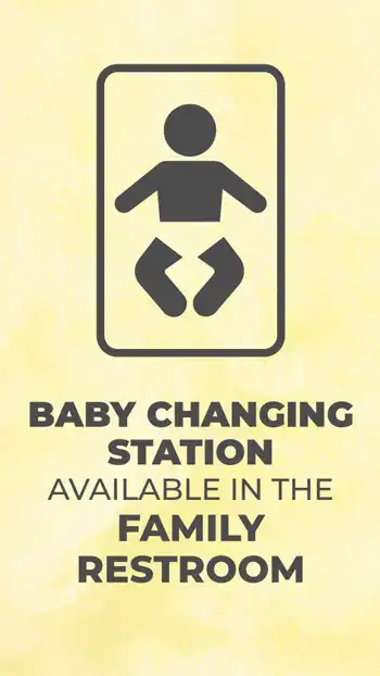Changing Station  Family Restroom