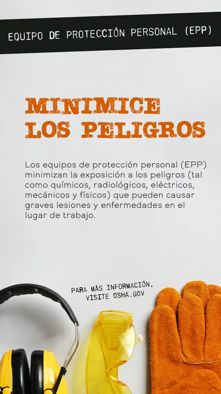 SP PPE  Minimize Hazards