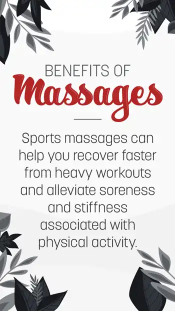 Massage Benefits  Sports