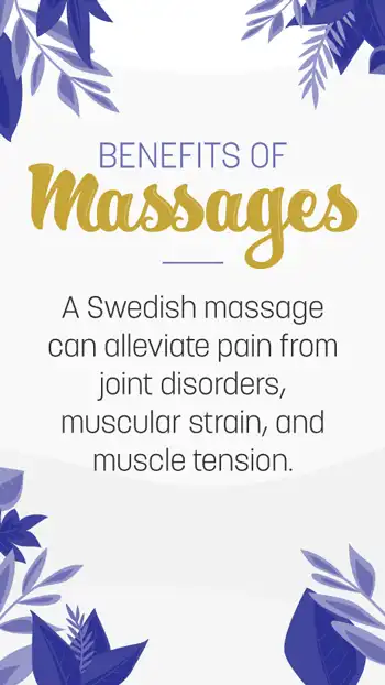 Massage Benefits  Swedish