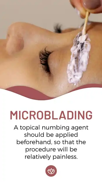 Microblading  Topical Numbing